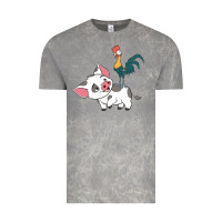 Cloud Rock hei hei rooster and pig funny cartoon Vintage Tee - artisFamous