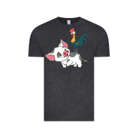 Hei Hei Rooster And Pig Funny Cartoon Vintage Tee | Teevron