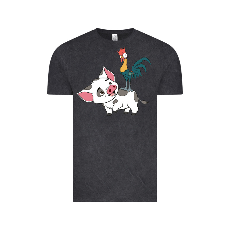 Hei Hei Rooster And Pig Funny Cartoon Vintage Tee by artisFamous | Teevron