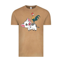 Vintage Camel hei hei rooster and pig funny cartoon Vintage Tee - artisFamous