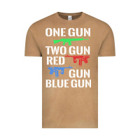 Vintage Camel one gun two gun red gun blue gun Vintage Tee - artisFamous