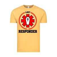 Vintage Mustard morgue embalmer funeral director mortician Vintage Tee - artisFamous