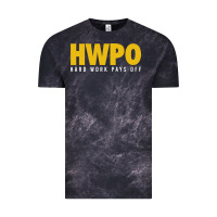 Cloud Black HWPO - HARD WORK PAYS OFF Vintage Tee - artisFamous