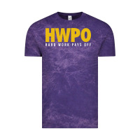 Cloud Purple HWPO - HARD WORK PAYS OFF Vintage Tee - artisFamous