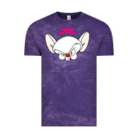 Cloud Purple pinky and the brain big face Vintage Tee - artisFamous