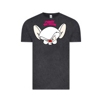 Vintage Black pinky and the brain big face Vintage Tee - artisFamous