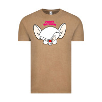Vintage Coffee pinky and the brain big face Vintage Tee - artisFamous