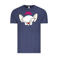 Vintage Denim pinky and the brain big face Vintage Tee - artisFamous
