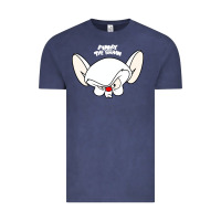 Vintage Denim pinky and the brain big face Vintage Tee - artisFamous