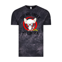 Cloud Black pinky and the brain you are under my control Vintage Tee - artisFamous