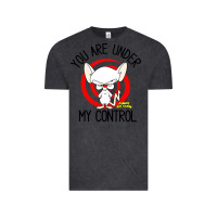 Vintage Black pinky and the brain you are under my control Vintage Tee - artisFamous