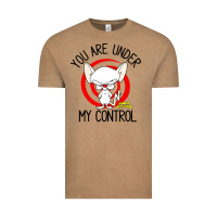 Vintage Coffee pinky and the brain you are under my control Vintage Tee - artisFamous