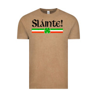 Vintage Coffee slainte shirt irish cheers toast shamrock Vintage Tee - artisFamous