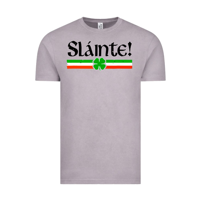 Slainte Shirt Irish Cheers Toast Shamrock Vintage Tee by artisFamous | Teevron