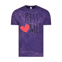 Cloud Purple Kiss Me Vintage Tee - artisFamous
