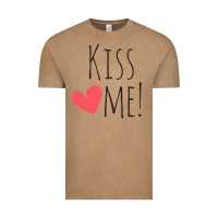 Vintage Coffee Kiss Me Vintage Tee - artisFamous