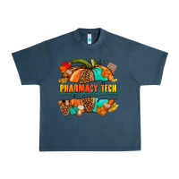 Midnight Navy pharmacy tech pumpkin Urban Heavy Tee - NancyCooperArtShop