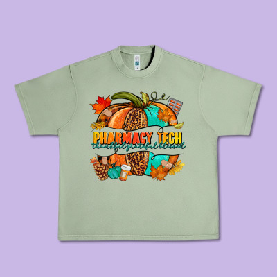 Pharmacy Tech Pumpkin Urban Heavy Tee Designed By Nancycooperartshop