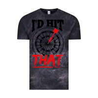 Cloud Black i'd hit that darts Vintage Tee - artisFamous