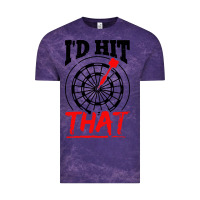 Cloud Purple i'd hit that darts Vintage Tee - artisFamous