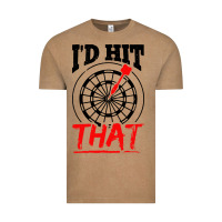 Vintage Coffee i'd hit that darts Vintage Tee - artisFamous