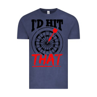 Vintage Denim i'd hit that darts Vintage Tee - artisFamous