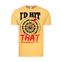 Vintage Mustard i'd hit that darts Vintage Tee - artisFamous