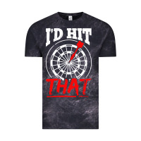 Cloud Black i'd hit that darts Vintage Tee - artisFamous