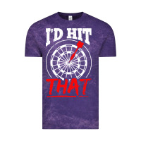 Cloud Purple i'd hit that darts Vintage Tee - artisFamous