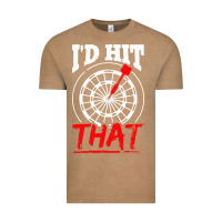 Vintage Coffee i'd hit that darts Vintage Tee - artisFamous