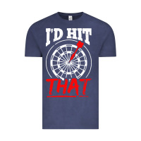 Vintage Denim i'd hit that darts Vintage Tee - artisFamous