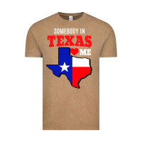 Vintage Coffee state of texas somebody loves me Vintage Tee - artisFamous