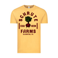 Vintage Mustard the office schrute farms premium Vintage Tee - artisFamous
