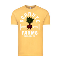 Vintage Mustard the office schrute farms premium Vintage Tee - artisFamous