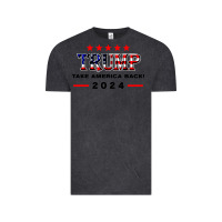 Vintage Black donald trump 2024 take america back election Vintage Tee - artisFamous