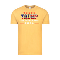 Vintage Mustard donald trump 2024 take america back election Vintage Tee - artisFamous