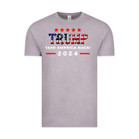Vintage Zinc donald trump 2024 take america back election Vintage Tee - artisFamous