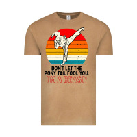 Vintage Camel karate girl kick Vintage Tee - artisFamous