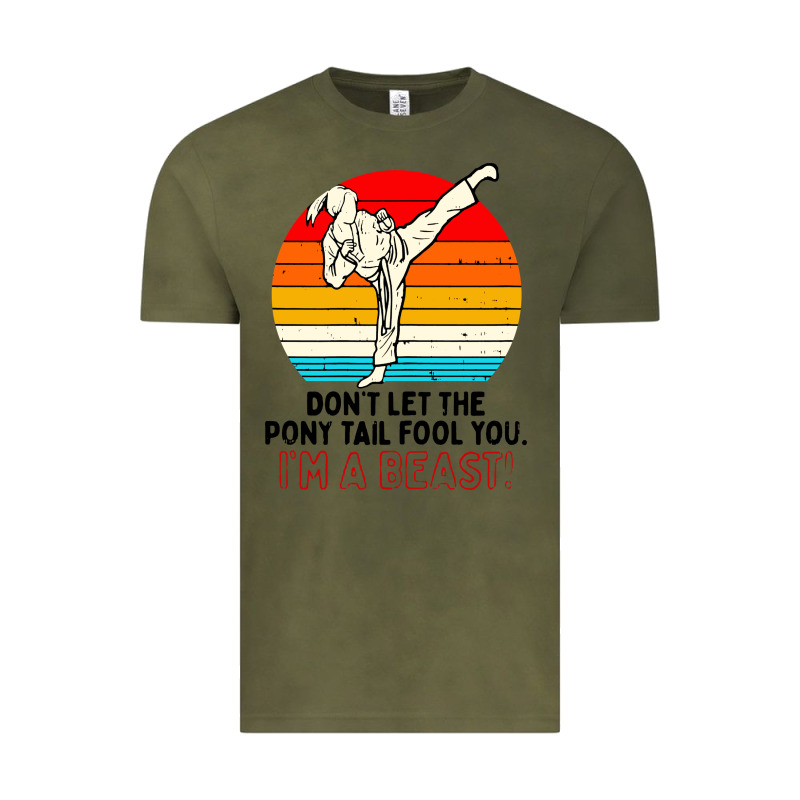 Karate Girl Kick Vintage Tee by artisFamous | Teevron