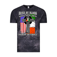 Cloud Black irish by blood american Vintage Tee - artisFamous