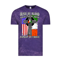 Cloud Purple irish by blood american Vintage Tee - artisFamous