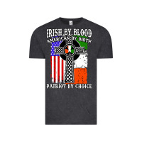 Vintage Black irish by blood american Vintage Tee - artisFamous