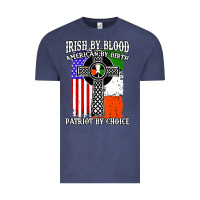Vintage Denim irish by blood american Vintage Tee - artisFamous