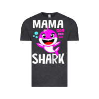 Vintage Black mama shark doo doo shirt Vintage Tee - artisFamous