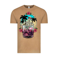 Vintage Camel summer skeleton cocktail Vintage Tee - NancyCooperArtShop