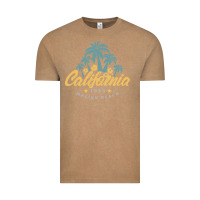 Vintage Coffee california malibu beach Vintage Tee - artisFamous