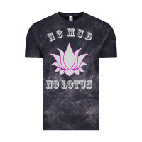 Cloud Black no mud no lotus tee buddha buddhist yoga Vintage Tee - artisFamous