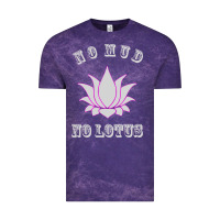 Cloud Purple no mud no lotus tee buddha buddhist yoga Vintage Tee - artisFamous