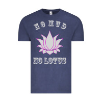 Vintage Denim no mud no lotus tee buddha buddhist yoga Vintage Tee - artisFamous