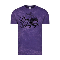 Cloud Purple cruise ship bon voyage Vintage Tee - artisFamous